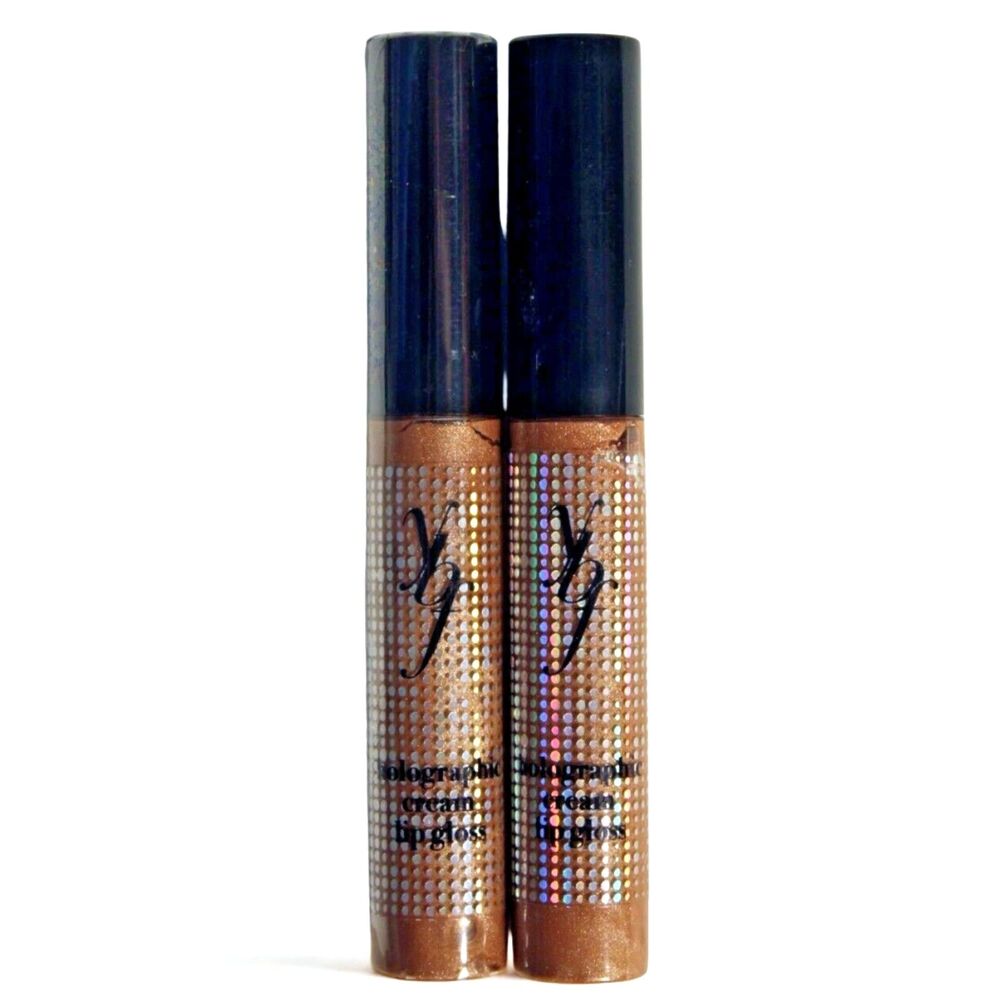 YBF Your Best Friend Holographic Cream Lip Gloss Shimmer Chameleon 2 Pack New